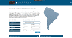 Desktop Screenshot of gatewaytosouthamerica.com