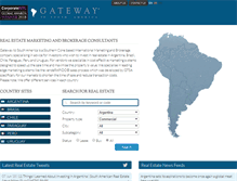 Tablet Screenshot of gatewaytosouthamerica.com